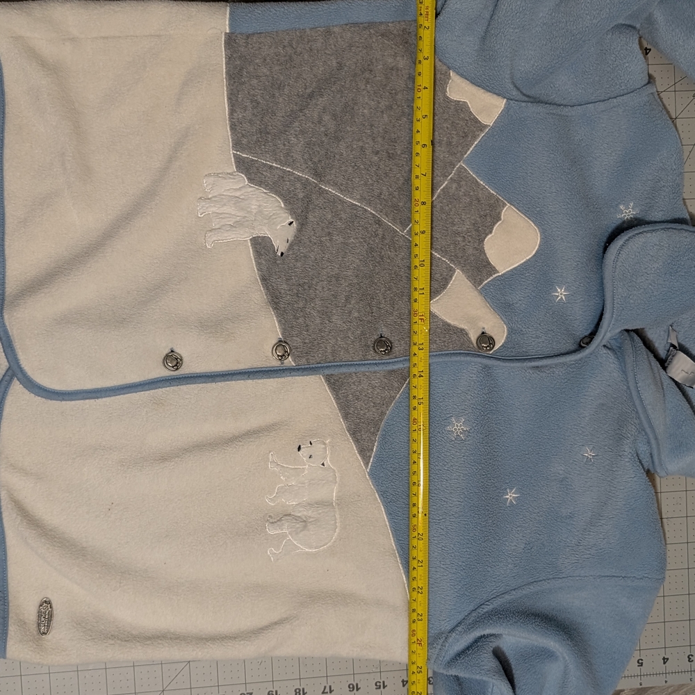 Northern Reflections Light Blue Polar Bear Jacket - Picture 9 of 12